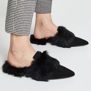 Rebecca Minkoff Black Rafferty Mules - 7M